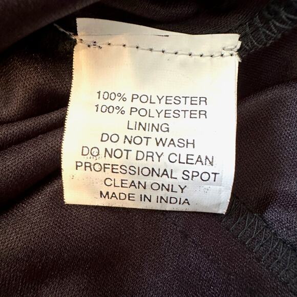 Mac Duggal Black Floral Embellished Long Sleeve Sequined Gown #5556 Sz 10 NWT - Picture 12 of 13